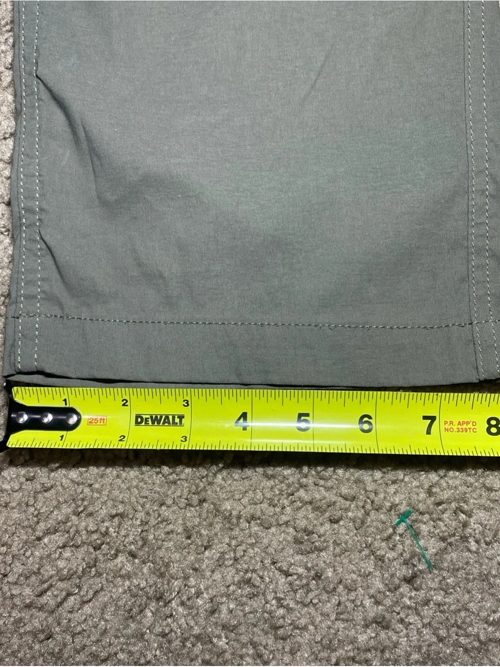 Eddie Bauer Pants Men’s 32x32 Green Travex Horizon Utility Hiking Stretch